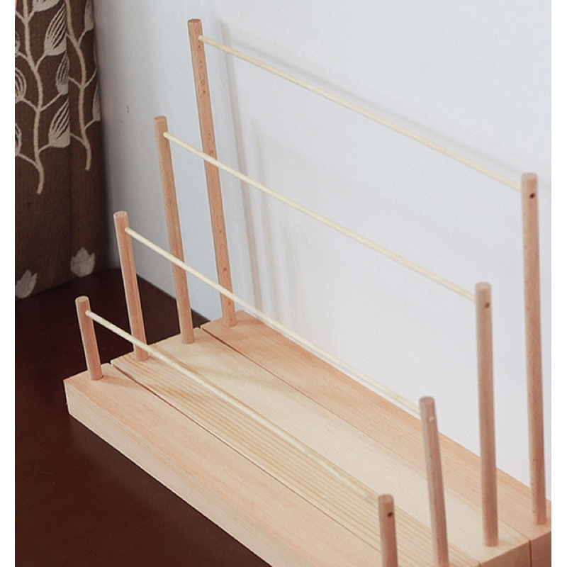 現貨🔺大容量原木耳環展示架 首飾架 實木飾品收納擺件-細節圖6