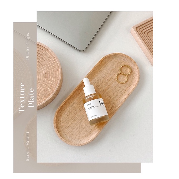 現貨🔺多尺寸 櫸木 木質托盤 實木 首飾收納 托盤 ins 拍照道具 裝飾擺件 攝影背道具 擺攤道具 木頭盤子 甜點盤-細節圖3