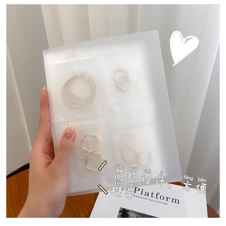 現貨🔺生活の飾品收納 防塵袋 防氧化收納袋 透明pvc 首飾盒 收納冊 戒指 耳環 項鍊 飾品 收納包-細節圖5
