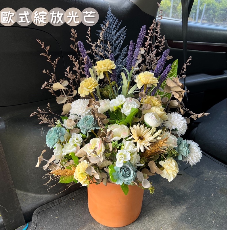 原創｜現貨-乾燥花盆栽 永生花 乾燥花 開幕祝賀盆栽 店內擺飾 ins拍照道具背景 室內植物 綠化 桌上花 人造花 盆栽-細節圖8