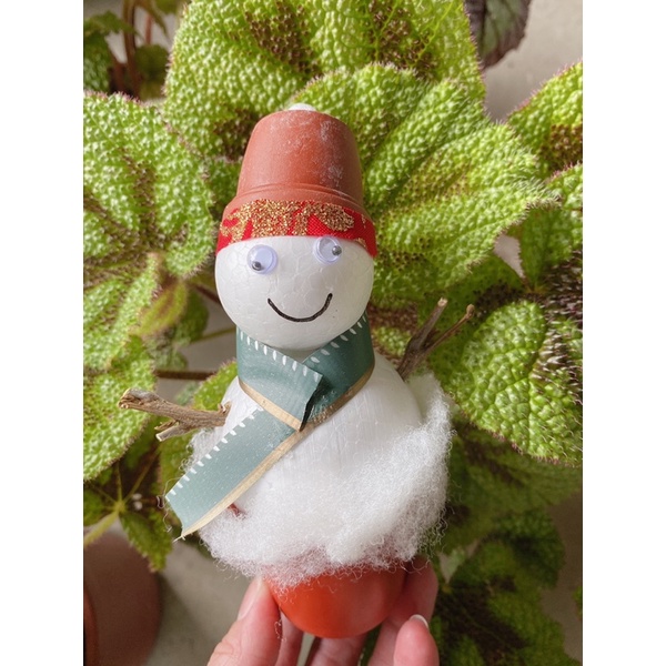 現貨 超簡單 酷炫 立體 雪人DIY材料包 聖誕節 保麗龍雪人 幼稚園 親子 幼兒 手作材料 耶誕節勞作 裝飾 下雪-細節圖5