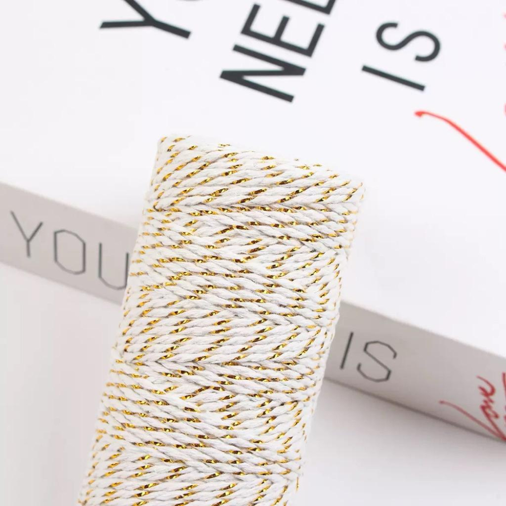 現貨🔺特價 裝飾棉繩｜70碼 聖誕裝飾棉繩 紅綠白三色包裝綁繩｜手作材料・禮物束口 禮物包裝 緞帶 麻繩 繩子 吊牌繩-細節圖8