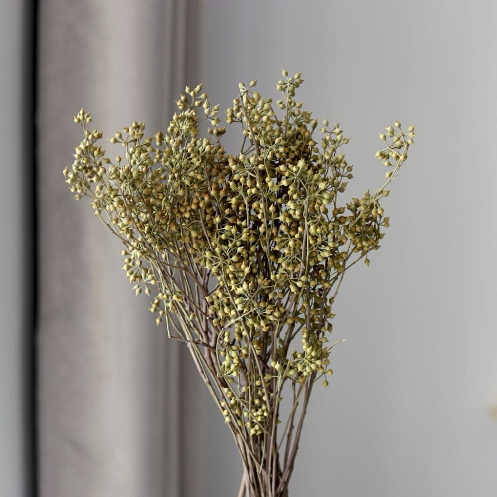 現貨🔺小米果永生花｜大束原裝｜不凋花｜小米尤加利｜永生花 乾燥花 花盅 手作花材 批發價-細節圖6