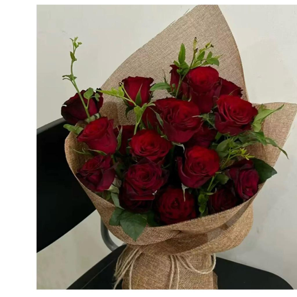 現貨🔺韓式亞麻布｜整捲 大捲 48cm×450cm 花束包裝材料｜禮品包裝紙｜禮盒包裝｜花束包裝紙 diy 花藝材料-細節圖5