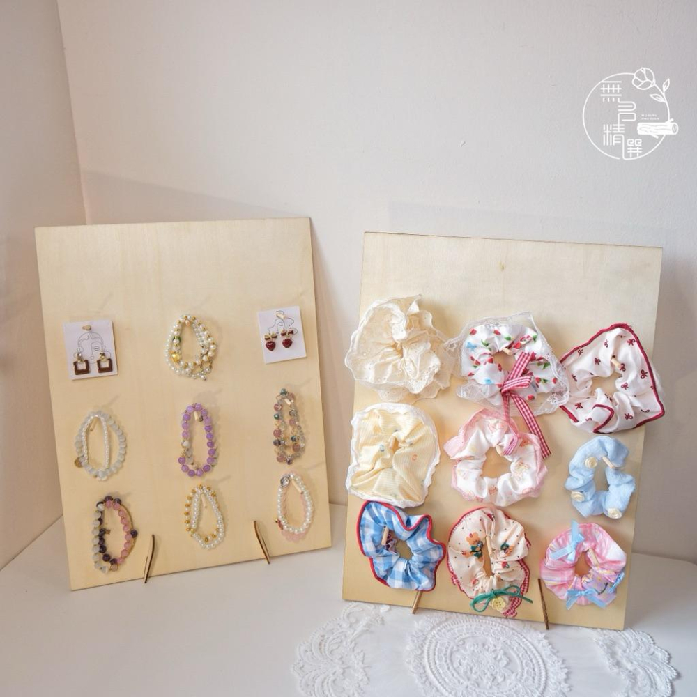現貨🔺特價 小資髮圈展示板｜輕巧便攜陳列架｜手工飾品展示架｜手作市集飾品展示板 髮圈耳環手鍊通用支架｜擺攤道具｜攤位設計-細節圖9
