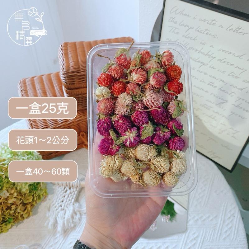 現貨🔺25克一盒 三色 千日紅 圓仔花 乾燥花diy材料 蠟燭材料 手工蠟燭 石膏 永生花 拍照道具 花圈花環 果凍蠟燭-細節圖2