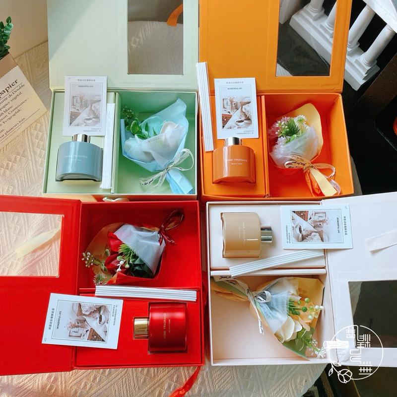 現貨🔺擴香花束禮盒 小花束 生日快樂 聖誕節禮物 香薰禮盒 實用 伴娘伴手禮 婚禮小物 伴娘禮 情人節禮物 母親節禮物-細節圖6