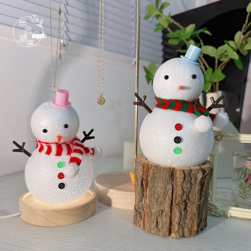 現貨🔺霜降雪人材料包 聖誕節 雪人 DIY 材料包 保麗龍球 聖誕雪人 聖誕節活動材料 雪人 幼兒園 手作材料-細節圖4