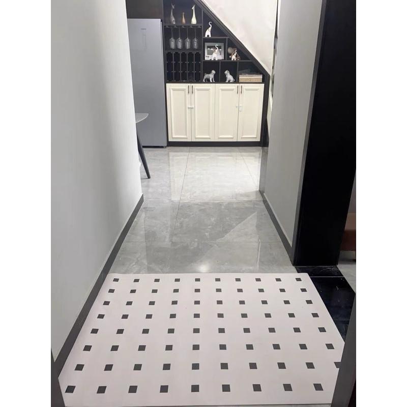 現貨🔺黑格地墊 門口地墊 大門 防滑墊 玄關地毯 地毯 客廳佈置 臥室佈置 地墊 防滑地墊 吸水地毯 北歐風 巧拼-細節圖4