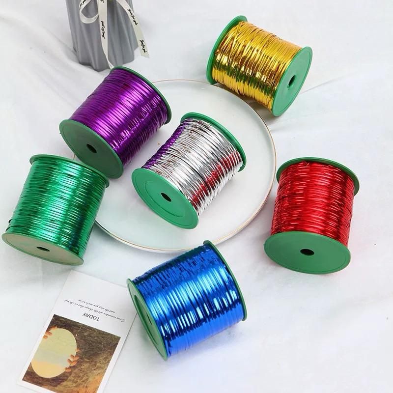 現貨🔺300碼 扎絲線 魔帶 鐵絲 彩色 金屬 鐵絲 扎帶 手工 包裝 鮮花 麵包 禮品 綁帶 束口繩子 緞帶 禮物包裝-細節圖2