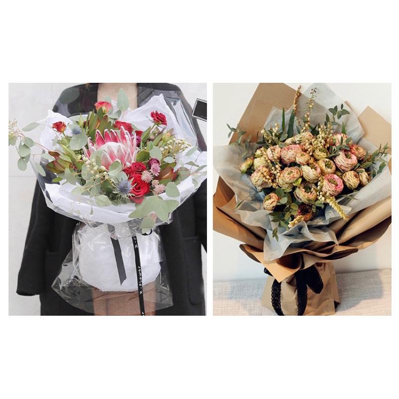 現貨🔺大張進口雪梨紙 襯紙 鮮花 花店 復古 牛皮紙 禮品包裝紙 花藝 報紙 手工 diy材料 包裝紙 乾燥花包裝 花束-細節圖2