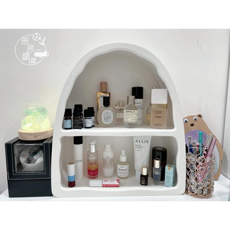 現貨🔺黑/白 拱門洞穴壁櫃 北歐風 奶油白佈置 收納櫃 杯架 化妝品收納 拍照道具 背景櫃 櫃子 桌上收納 玄關擺件-細節圖6