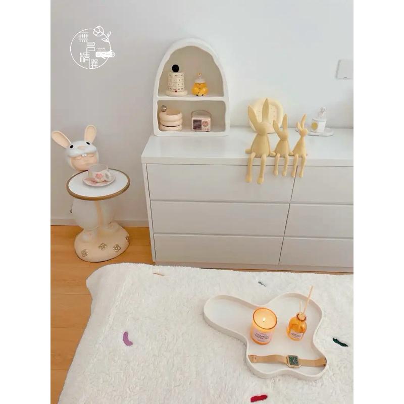 現貨🔺黑/白 拱門洞穴壁櫃 北歐風 奶油白佈置 收納櫃 杯架 化妝品收納 拍照道具 背景櫃 櫃子 桌上收納 玄關擺件-細節圖8