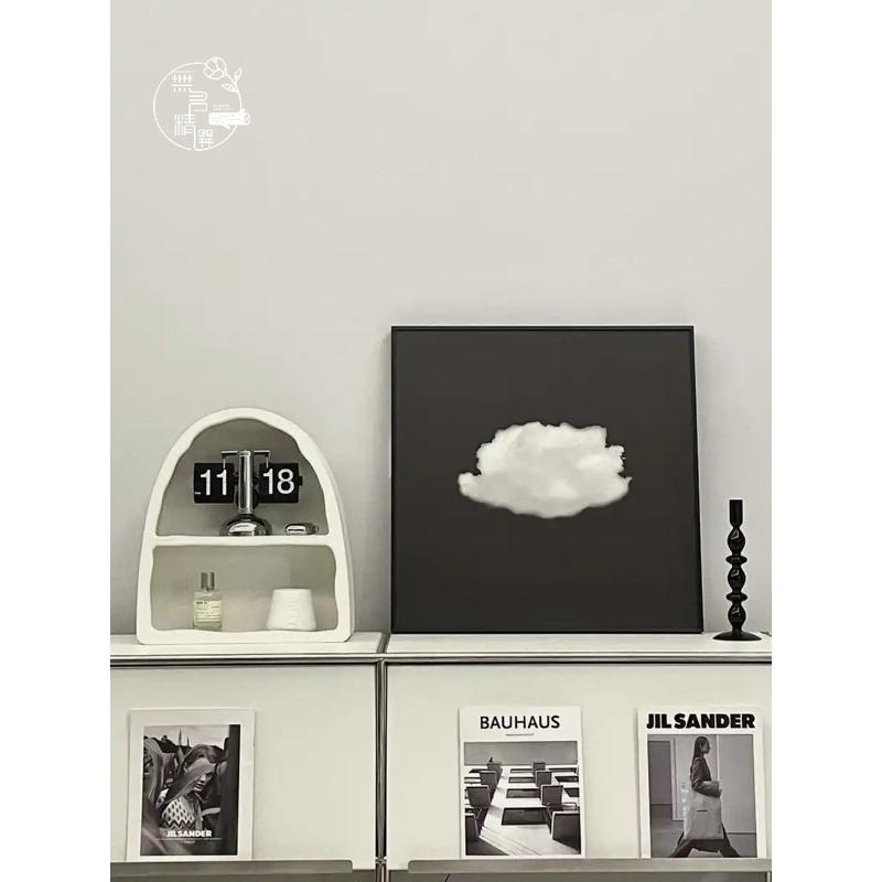 現貨🔺黑/白 拱門洞穴壁櫃 北歐風 奶油白佈置 收納櫃 杯架 化妝品收納 拍照道具 背景櫃 櫃子 桌上收納 玄關擺件-細節圖9