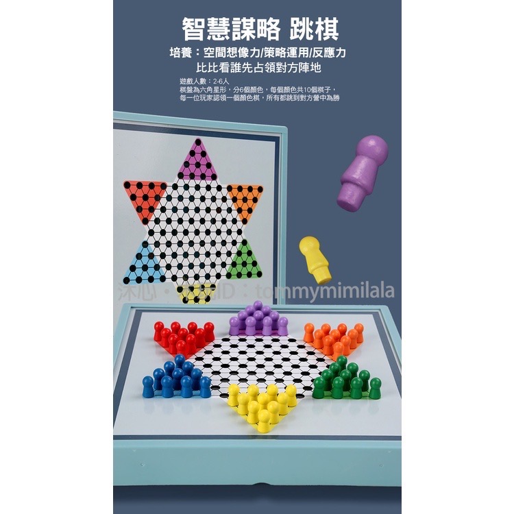 「現貨商品」⚡️秒發⚡️三合一棋盤 全木製 木製棋盤 跳棋 五子棋 象棋 抽拉式棋盤 抽屜式棋盤 桌遊-細節圖5