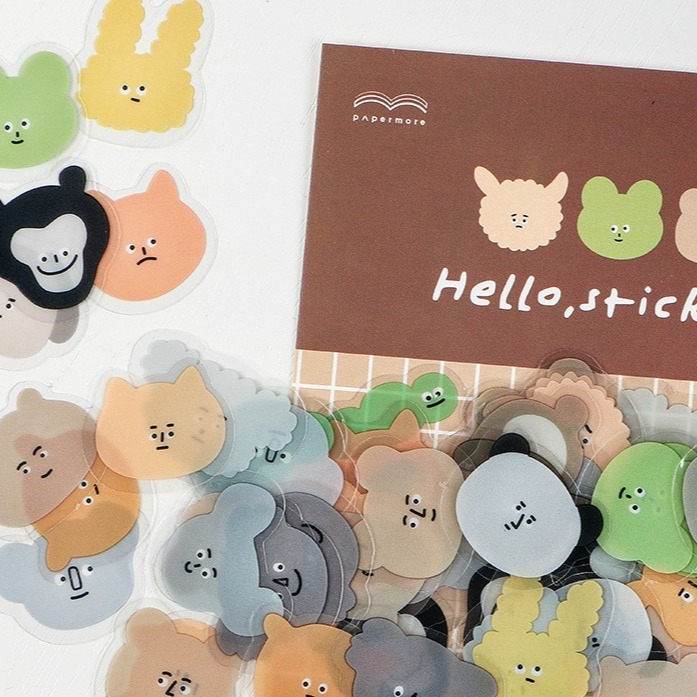 情緒小怪獸貼紙100枚｜手帳小物裝飾生活日常紙文具用品【ES0065】國泰民安號-細節圖3