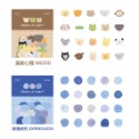 情緒小怪獸貼紙100枚｜手帳小物裝飾生活日常紙文具用品【ES0065】國泰民安號-規格圖7
