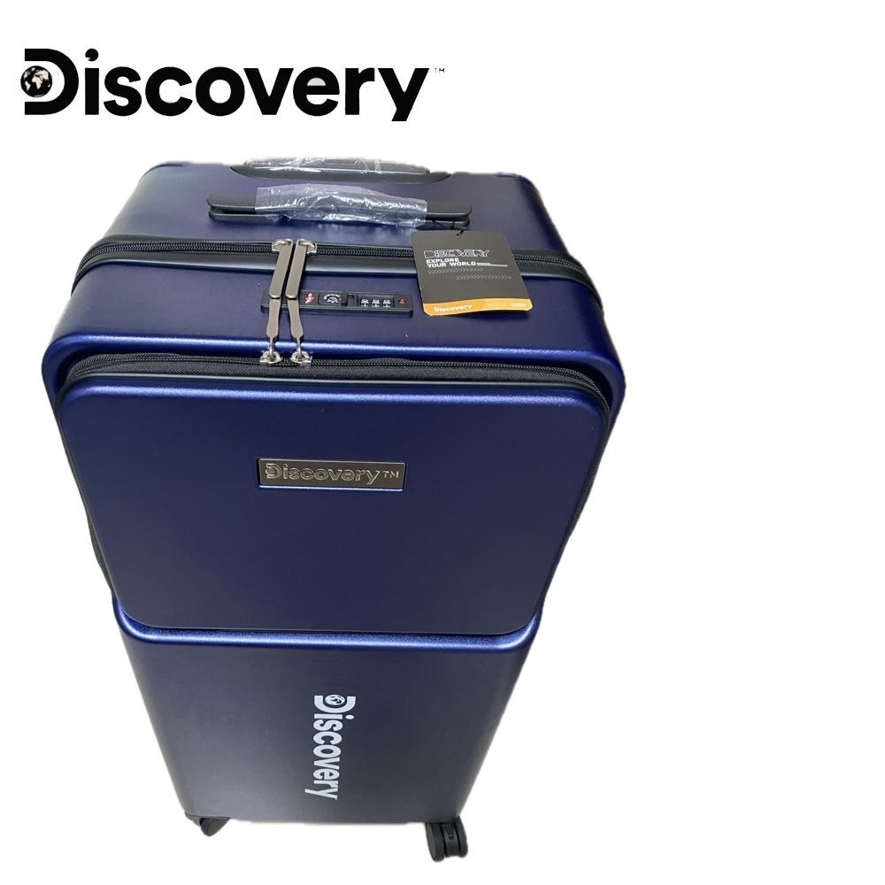 免運 Discovery 28吋行李箱 前開蓋 28吋胖胖箱 TSA海關鎖 前開蓋設計好拿取 杯架超方便 拉錬行李箱-規格圖11
