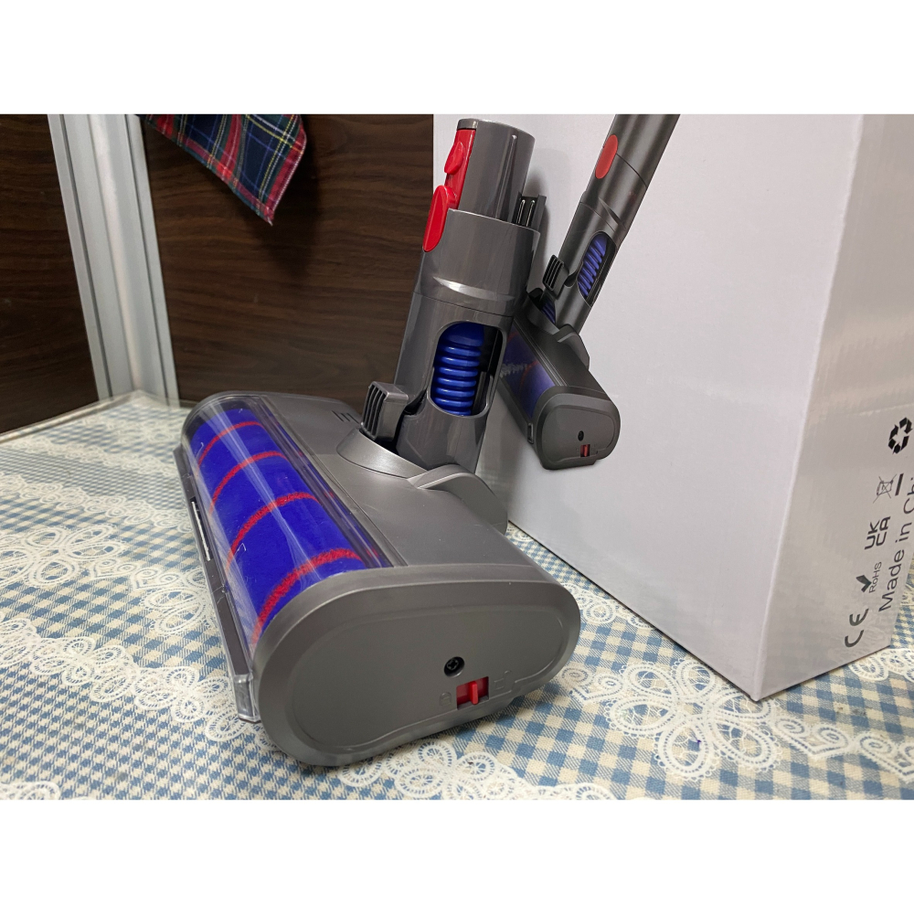適用Dyson吸塵器電動軟絨地板刷頭 V7 V8 V10 V11 V15 地板吸頭/軟絨毛/纖維絨毛-細節圖4