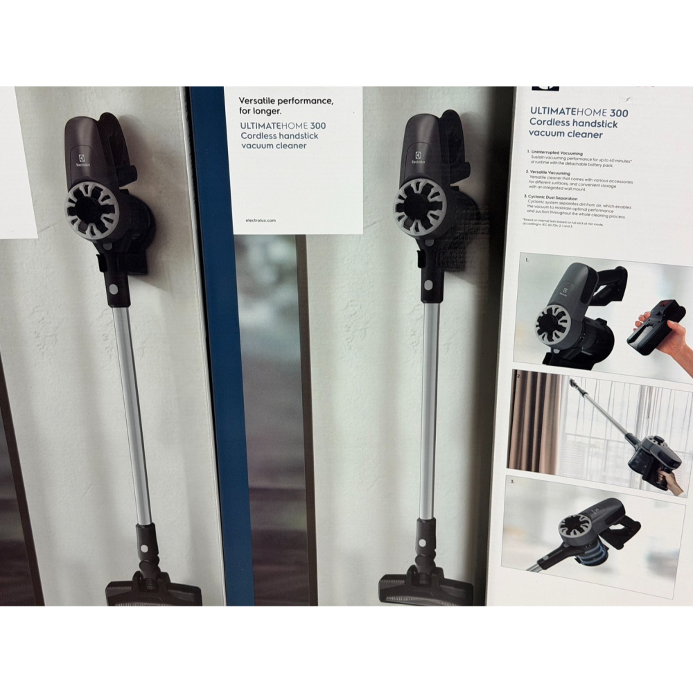 附發票免運費 Electrolux 伊萊克斯 EFP31312 極適家居300無線吸塵器 ·輕盈手感、續航力持-細節圖2