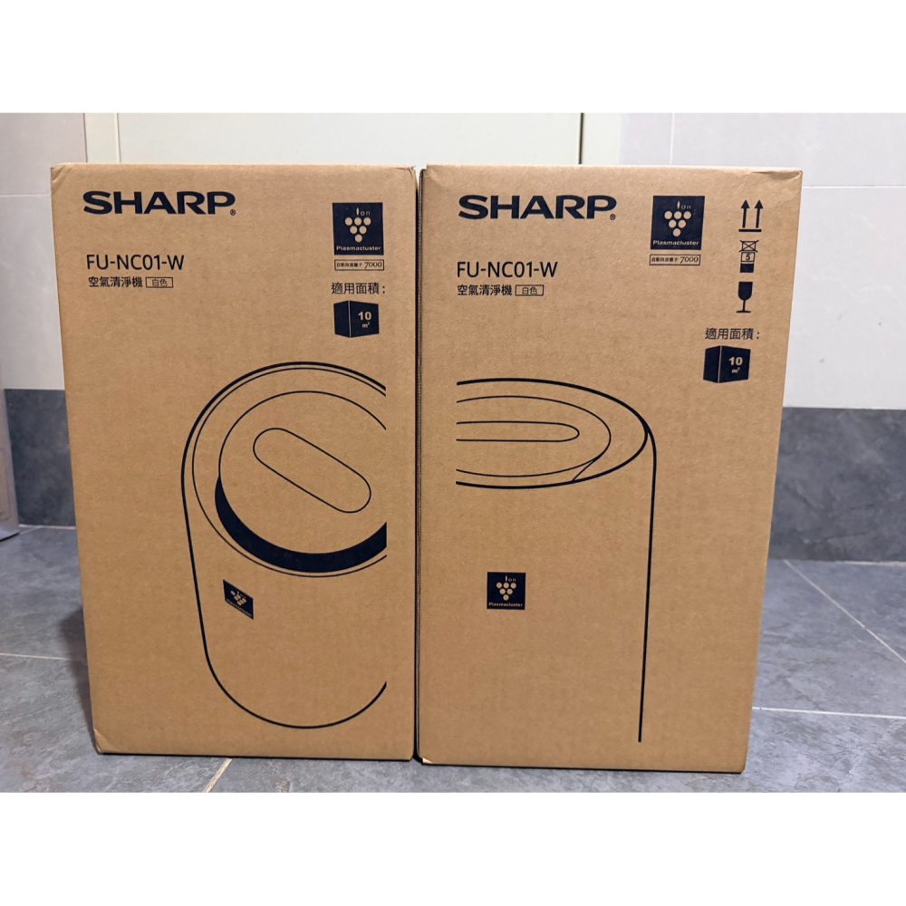 【免運/附發票】  SHARP夏普360度呼吸圓柱空氣清淨機 FU-NC01-W 小巧不占空間適用3坪-細節圖4