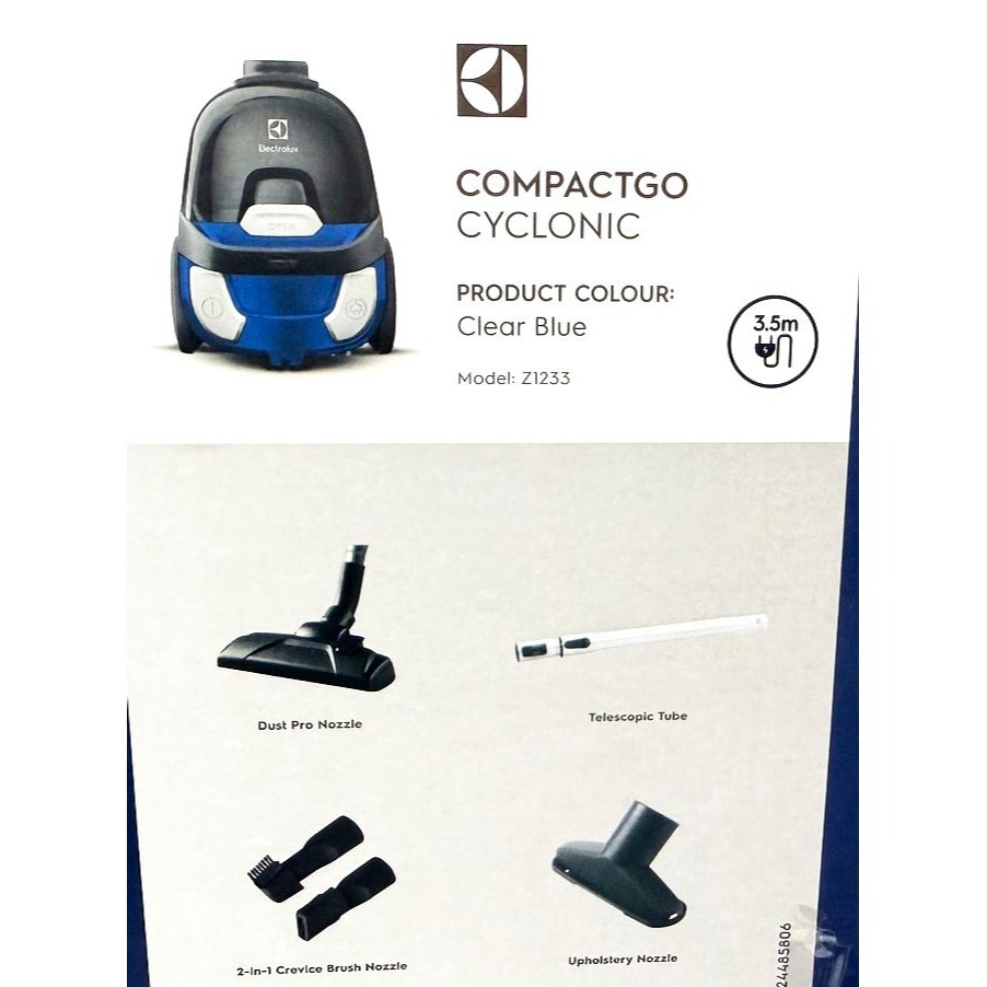 附發票/免運費 Electrolux 伊萊克斯 CompactGo 輕量小旋風集塵盒吸塵器(天空藍) Z1233-細節圖3