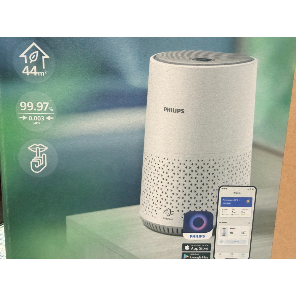 附發票 Philips 飛利浦空氣清淨機 AC0650/80 奈米級 適用7坪  360度進氣 智能APP AC0650-細節圖3