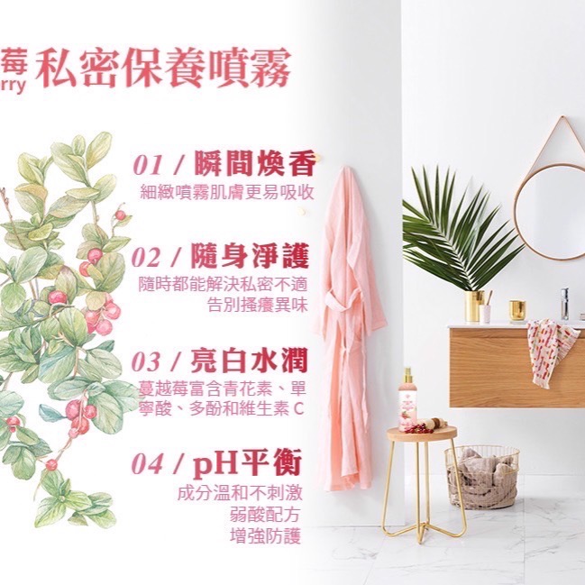 台灣製造6月新產品 即將推出預購 蔓越莓噴霧 免沖洗 250ml-細節圖2