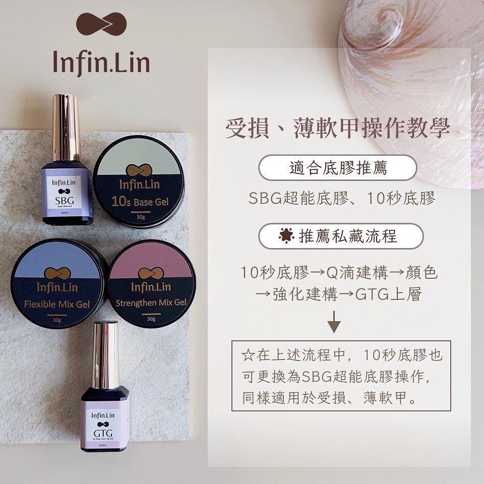 Infin.Lin 甲油功能膠-罐裝建構區 /指愛美學/美甲用品/美甲工具-細節圖5