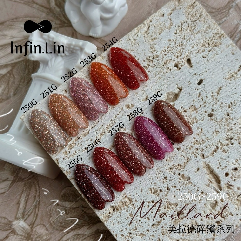 Infin.Lin碎鑽流星雨系列 230G~237G/甲油膠/美甲素材-規格圖5