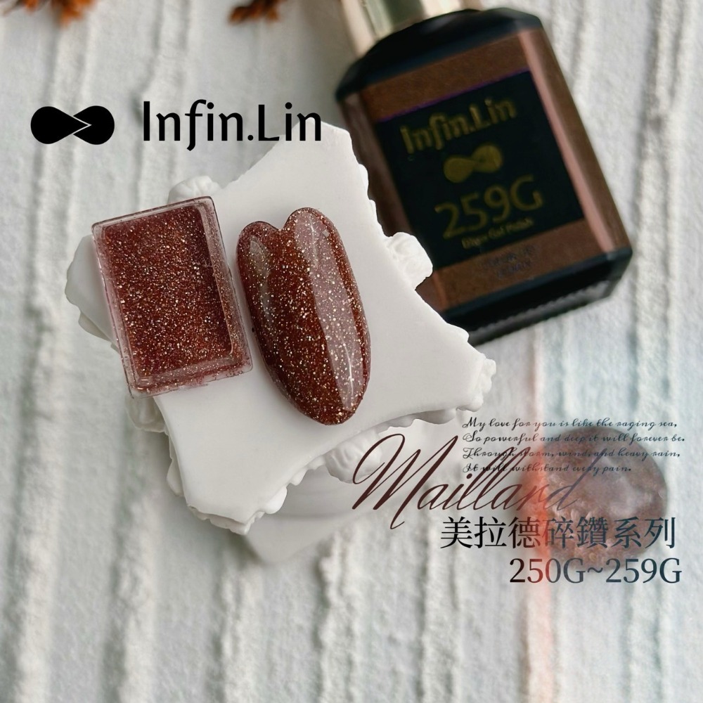 Infin.Lin碎鑽流星雨系列 230G~237G/甲油膠/美甲素材-規格圖5