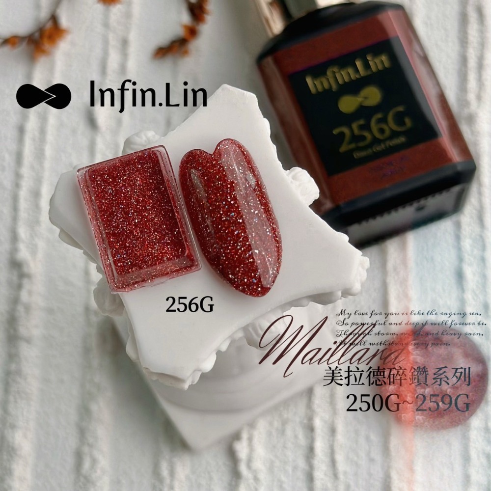 Infin.Lin碎鑽流星雨系列 230G~237G/甲油膠/美甲素材-規格圖5