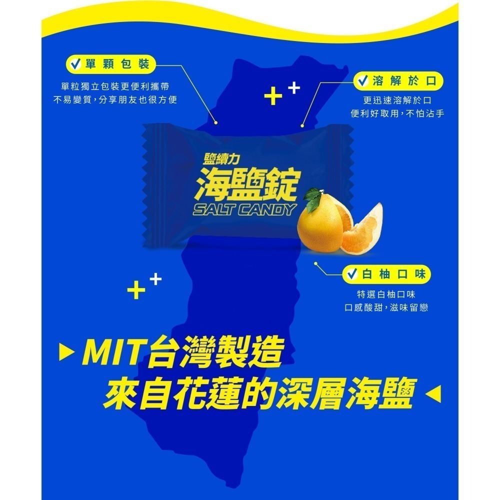 6盒組｜【光隆海洋生技】鹽續力海鹽錠盒裝(7粒/袋*48袋/6盒)；運動鹽糖 鹽錠 馬拉松 三鐵 路跑 登山健走-細節圖6