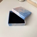 粉藍首飾盒8.8*8.8*3cm❤