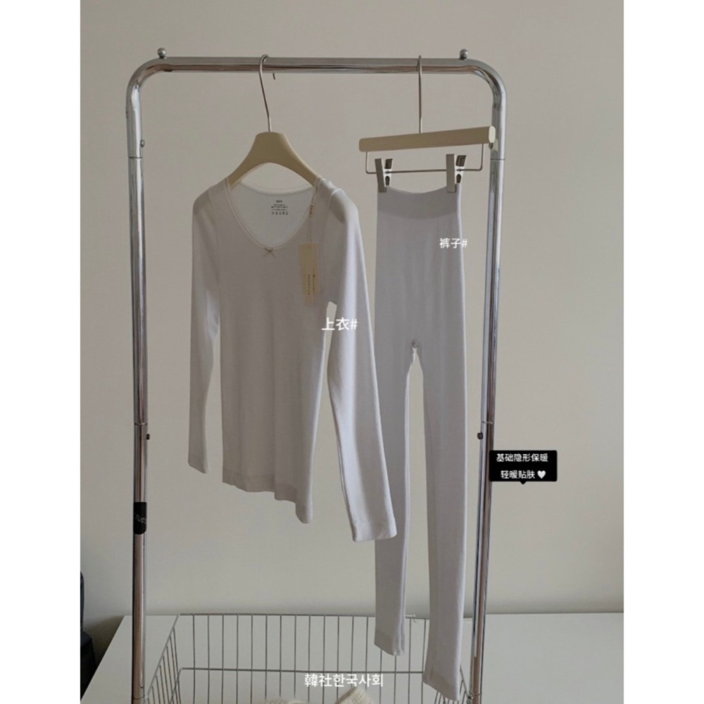 𝐿𝑢𝑜𝑗𝑖𝑛𝑔 ෆ預購 韓社한국사회-綿羊毛發熱保暖套裝｜羊絨套裝｜保暖套裝｜暖冬必備｜保暖舒適-細節圖9