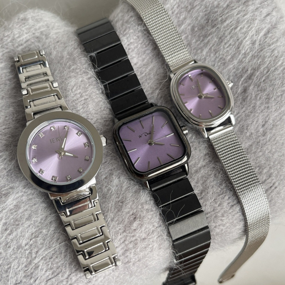 𝐿𝑢𝑜𝑗𝑖𝑛𝑔 ෆ 小清新薰衣紫文藝復古石英錶氣質手錶ˑ ִֶ 𓂃⊹💜 | 精緻小巧 × 輕奢感滿滿-細節圖2