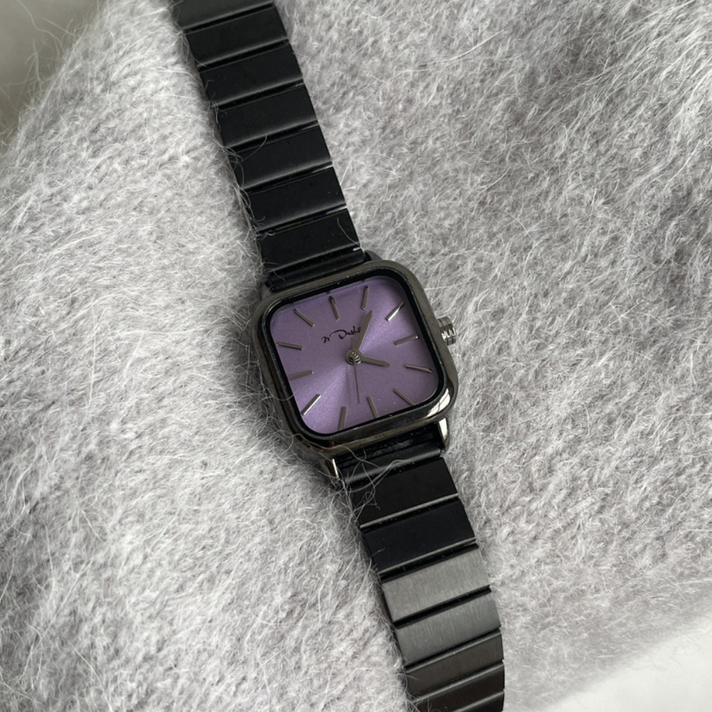 𝐿𝑢𝑜𝑗𝑖𝑛𝑔 ෆ 小清新薰衣紫文藝復古石英錶氣質手錶ˑ ִֶ 𓂃⊹💜 | 精緻小巧 × 輕奢感滿滿-細節圖4