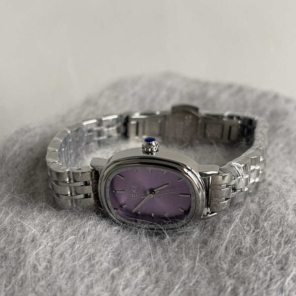 𝐿𝑢𝑜𝑗𝑖𝑛𝑔 ෆ 小清新薰衣紫文藝復古石英錶氣質手錶ˑ ִֶ 𓂃⊹💜 | 精緻小巧 × 輕奢感滿滿-細節圖5