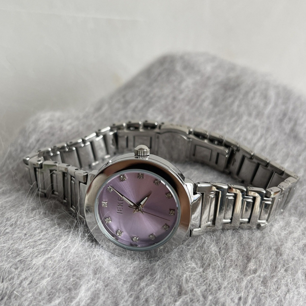 𝐿𝑢𝑜𝑗𝑖𝑛𝑔 ෆ 小清新薰衣紫文藝復古石英錶氣質手錶ˑ ִֶ 𓂃⊹💜 | 精緻小巧 × 輕奢感滿滿-細節圖7