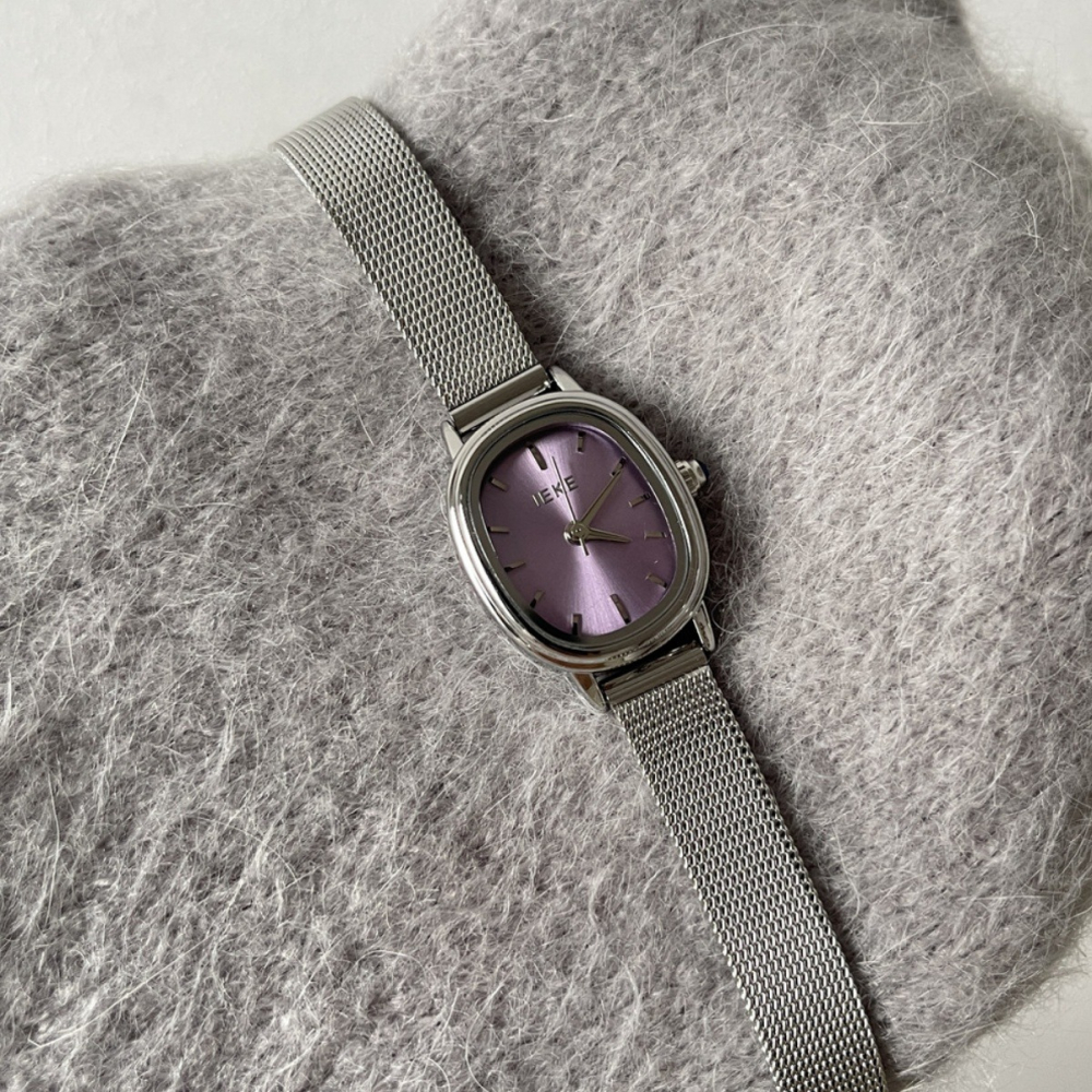 𝐿𝑢𝑜𝑗𝑖𝑛𝑔 ෆ 小清新薰衣紫文藝復古石英錶氣質手錶ˑ ִֶ 𓂃⊹💜 | 精緻小巧 × 輕奢感滿滿-細節圖9