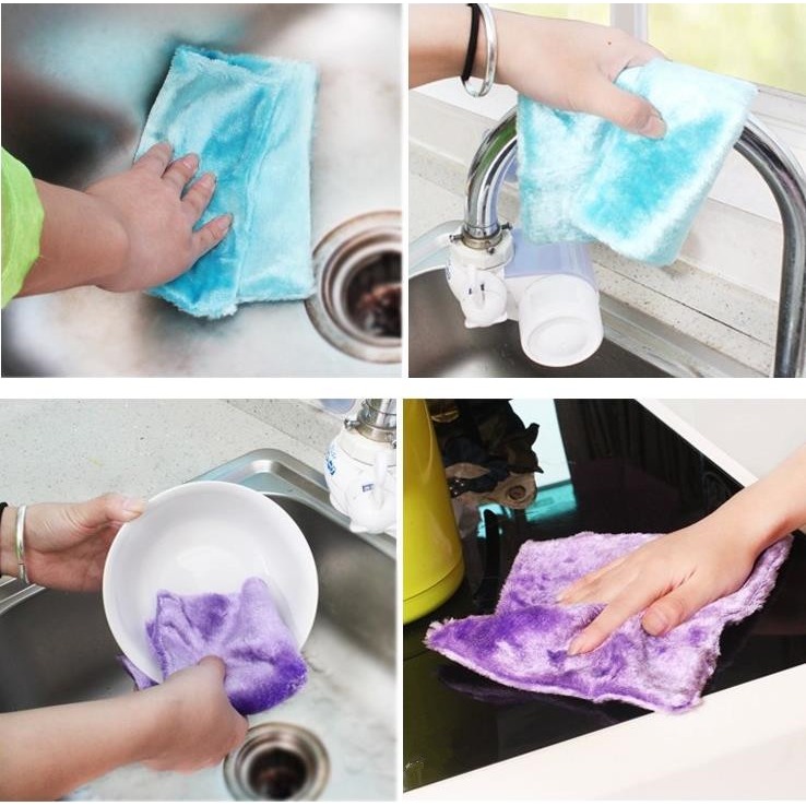 【丞琁小舖】MIT - 雙面 油切抹布 / 木漿抹布 / 洗碗布 - 清潔布 / 抹布 (23X28公分)-細節圖3