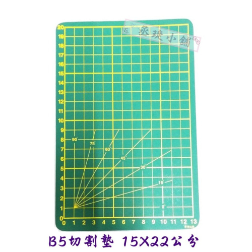 【丞琁小舖】台灣製造 - B5 美工 切割墊 - 雕刻板 / 墊板 / 美工刀墊板(15X22)