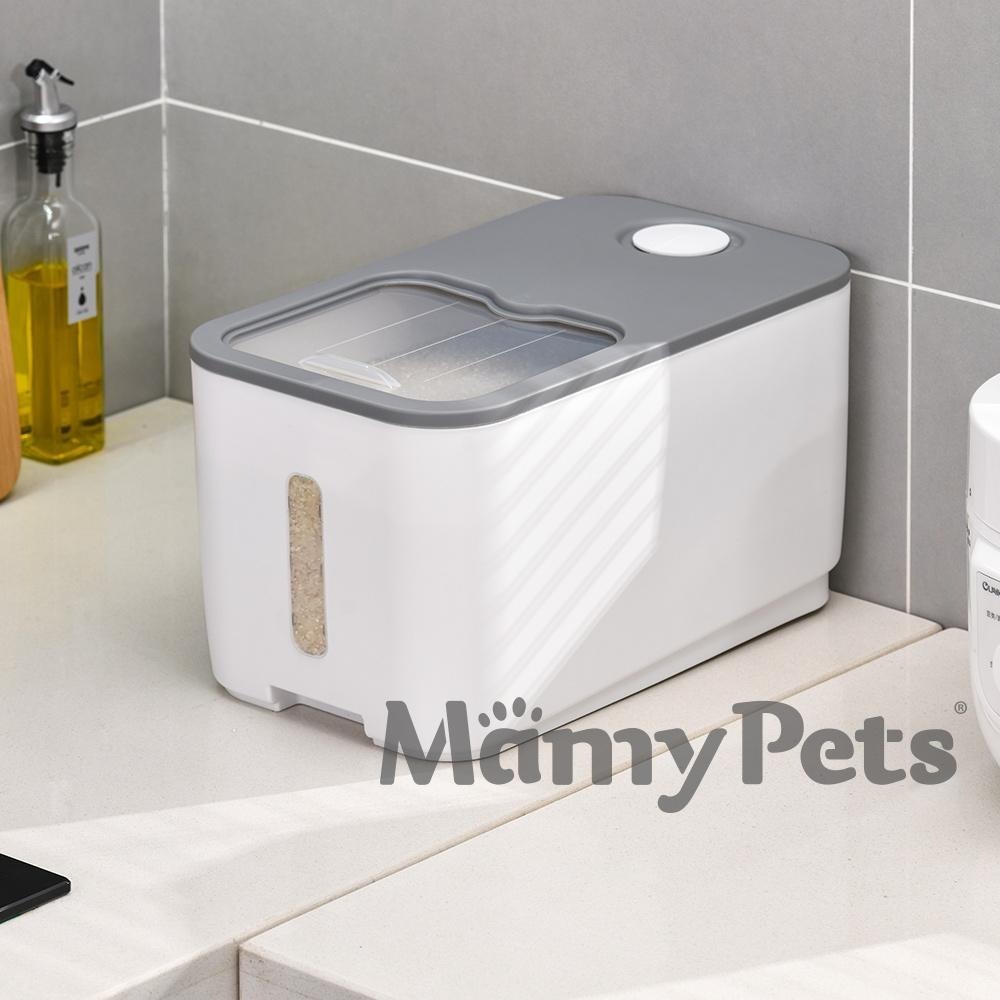 【🇹🇼超快嚴選】Mamy Pets寵物密封儲糧桶 飼料防潮桶 飼料桶 狗糧食桶 貓砂桶 寵物儲糧桶 狗飼料桶 狗糧防潮桶-細節圖6