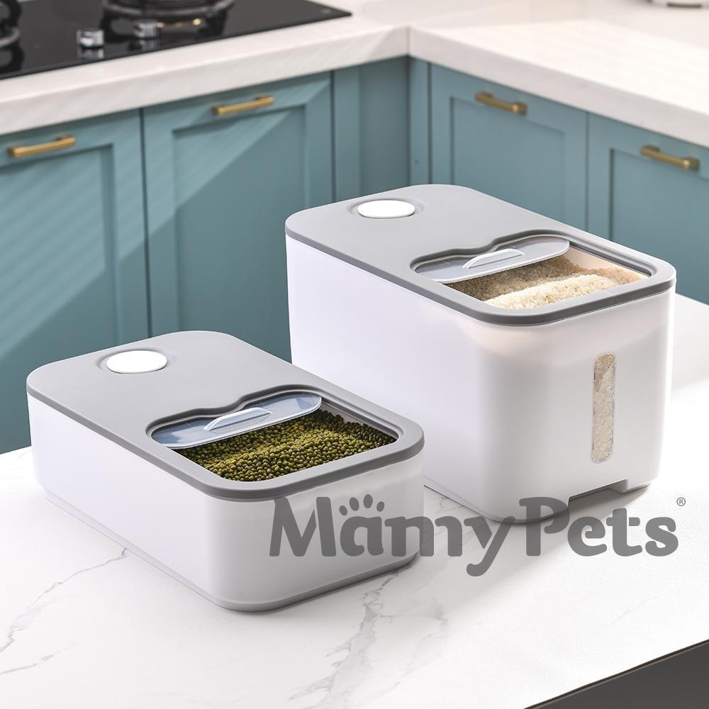 【🇹🇼超快嚴選】Mamy Pets寵物密封儲糧桶 飼料防潮桶 飼料桶 狗糧食桶 貓砂桶 寵物儲糧桶 狗飼料桶 狗糧防潮桶-細節圖7