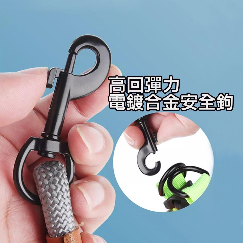 【🇹🇼超快嚴選】寵物夜光安全牽繩 皮革握把 防掙脫牽繩 寵物�牽繩 反光牽引繩 反光牽繩 狗牽引繩 狗牽繩 溜狗繩 反光-細節圖9