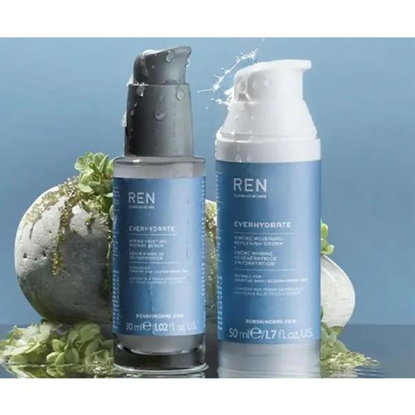 🛍️ShopMe🛍️Ren Clean Skincare 海洋藻萃補水保溼精華30ML /海洋藻萃補水保溼乳50ML-細節圖2