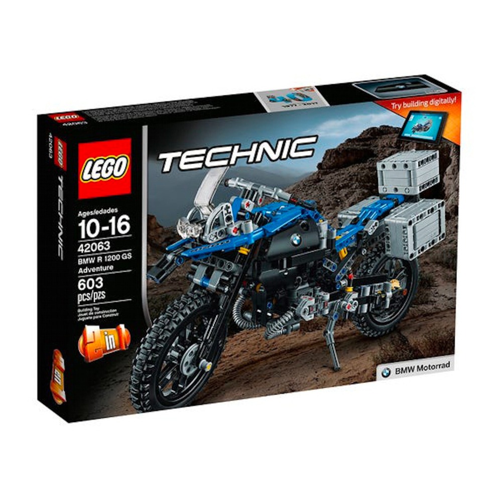 <絕版微盒損> LEGO 42063 BMW R 1200 GS Adventur-細節圖2