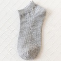 【崔可小姐】日系 女生 素色 純色 短襪 抽條 船襪 襪子 【OC0001】-規格圖9
