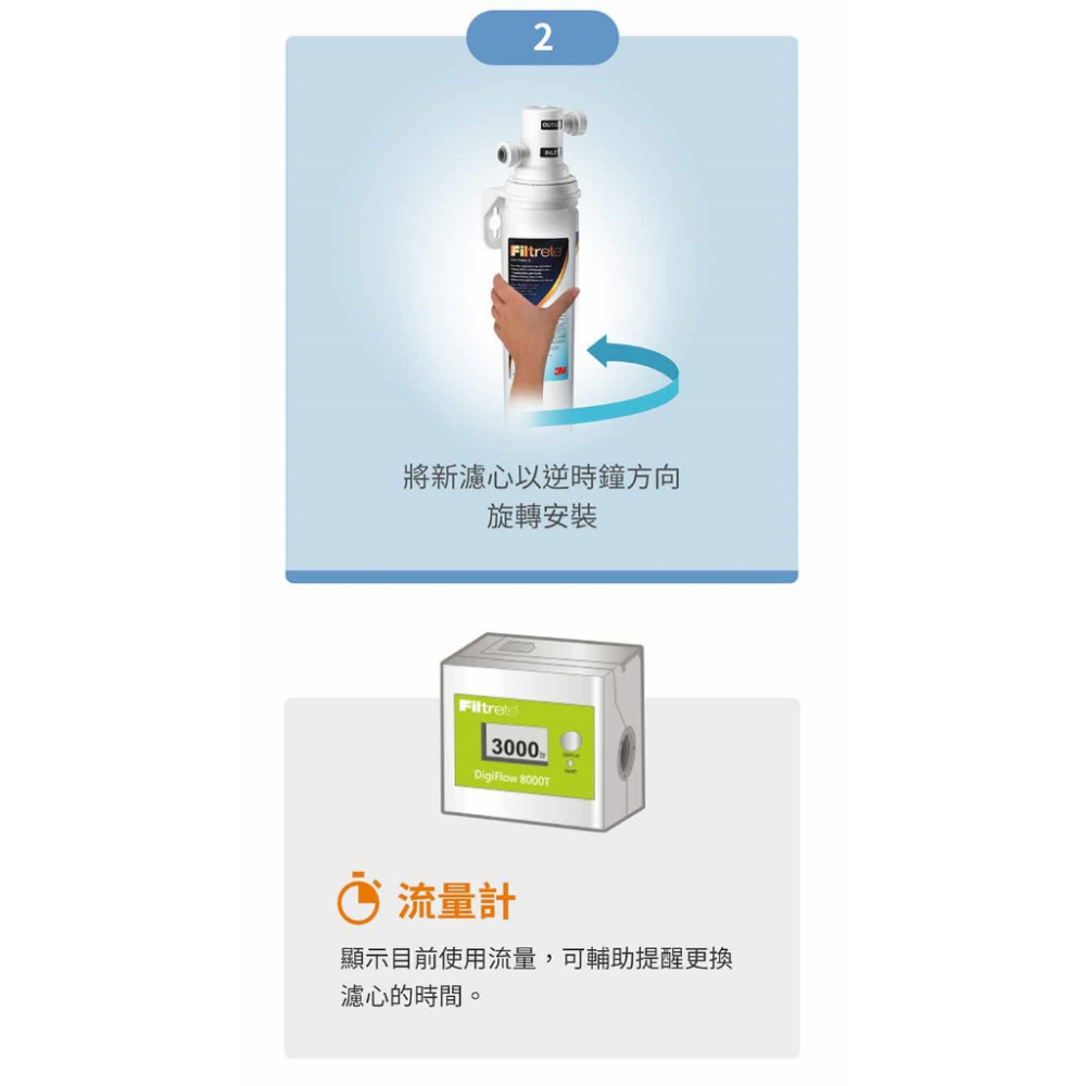 【3M】S301三道式淨水系統【鵝頸款】【前置PP系統｜前置樹脂系統｜S004生飲淨水系統】【贈全台安裝及流量計】-細節圖7