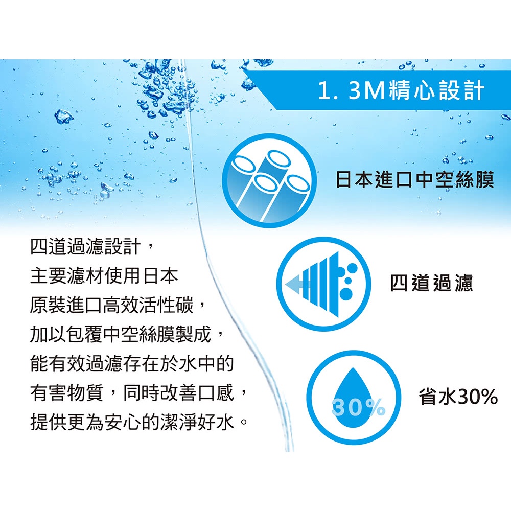 【3M】AC300龍頭式濾水器【Filtrete系列｜日本製中空絲膜｜台灣公司貨｜3M授權經銷】-細節圖5